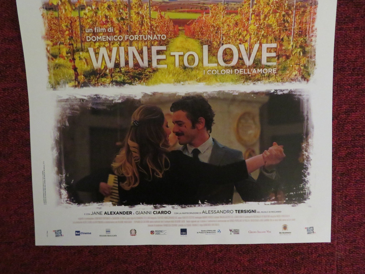 WINE TO LOVE ITALIAN LOCANDINA POSTER JANE ALEXANDER TEODOSIO BARRESI 2018 Rendezvous Cinema Movie posters