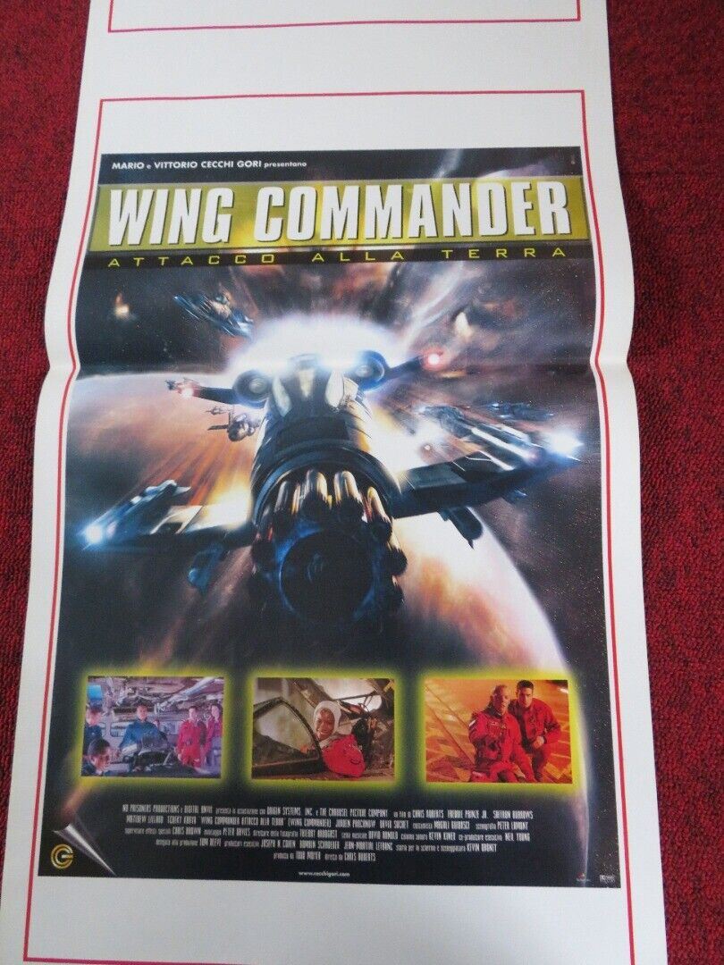 WING COMMANDER ITALIAN LOCANDINA (27.5"x13") POSTER FREDDIE PRINZE,JR 1999 Movie posters
