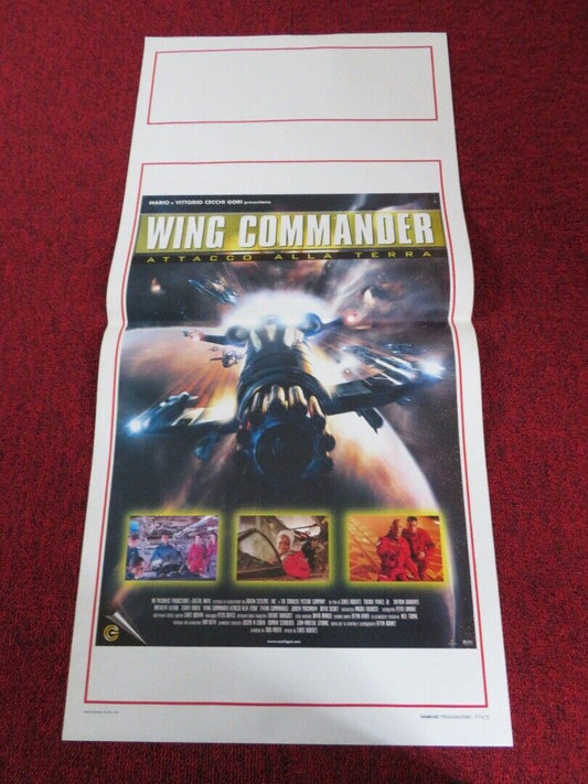 WING COMMANDER ITALIAN LOCANDINA (27.5"x13") POSTER FREDDIE PRINZE,JR 1999 Movie posters