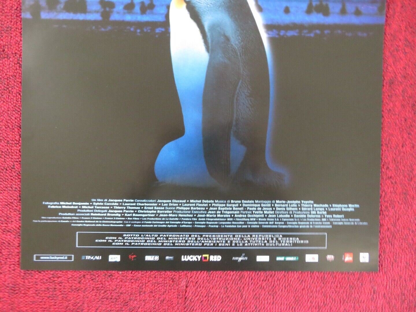 WINGED MIGRATION ITALIAN LOCANDINA (25.5"x12.5") POSTER JACQUES PERRIN 2001 Movie posters