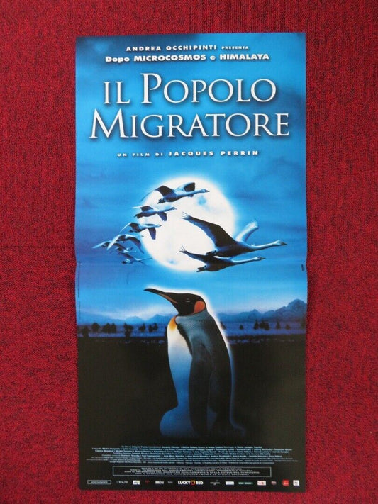 WINGED MIGRATION ITALIAN LOCANDINA (25.5"x12.5") POSTER JACQUES PERRIN 2001 Movie posters
