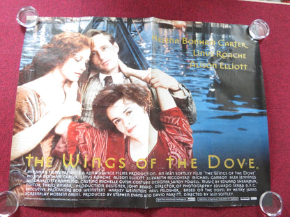 WINGS OF THE DOVE UK QUAD ROLLED POSTER HELENA BONHAM CARTER LINUS ROACHE 1997 Rendezvous Cinema Movie posters