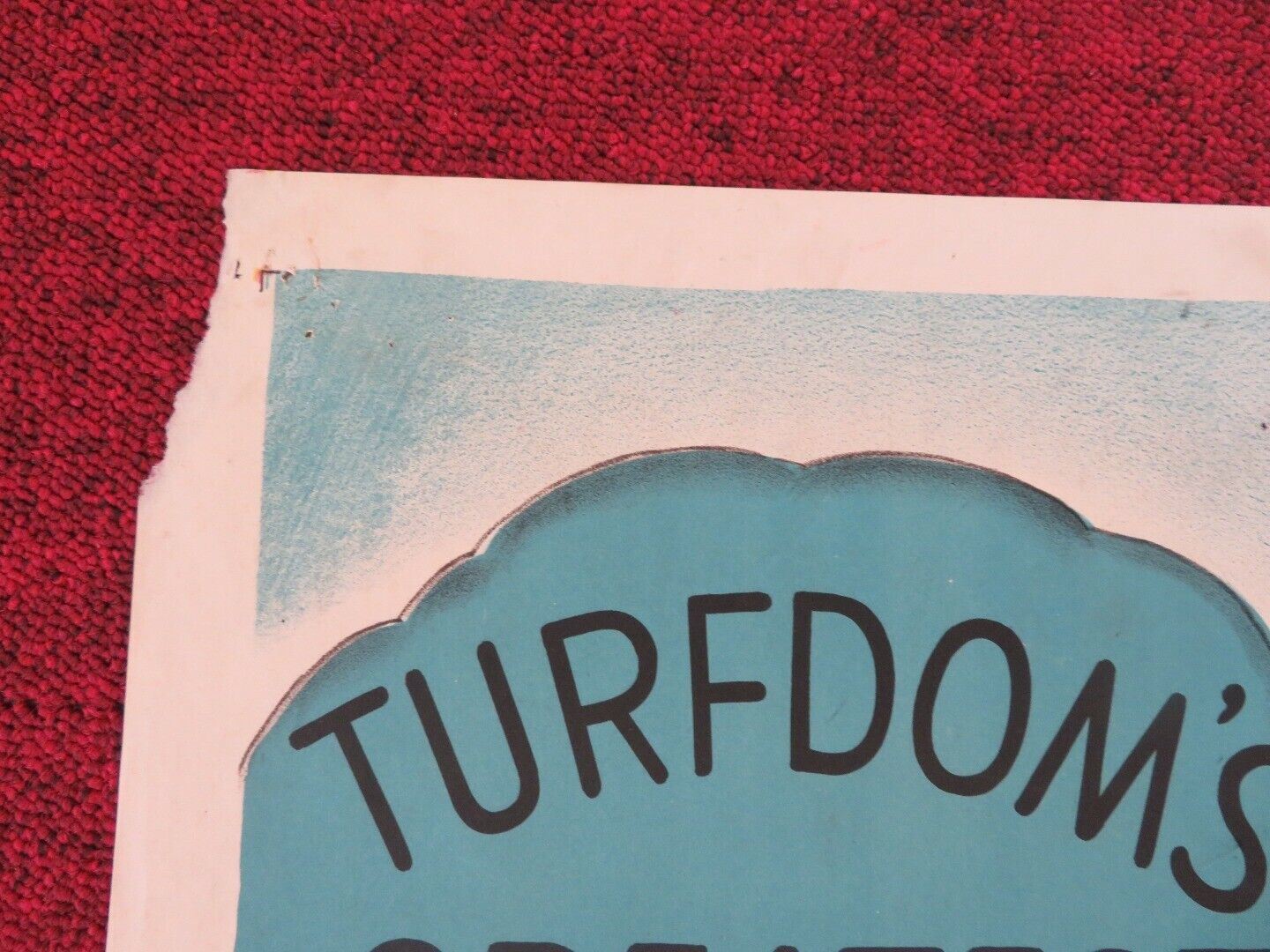 WINNERS CIRCLE FOLDED US ONE SHEET POSTER JEAN WILLES MORGAN FARLEY 1948 Movie posters