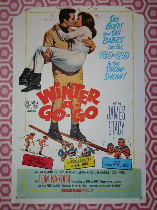 WINTER A - GO - GO US ONE SHEET POSTER JAMES STACY TOM NARDINI 1965 Movie posters