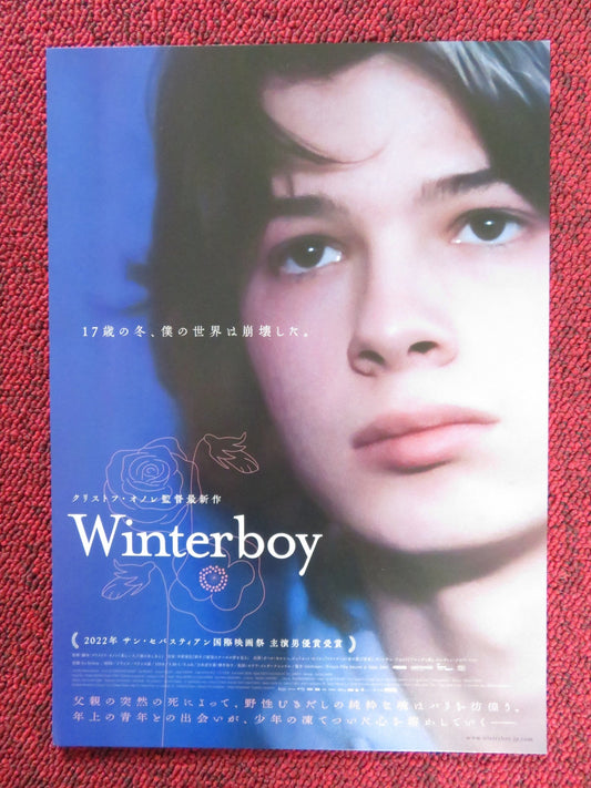 WINTER BOY JAPANESE CHIRASHI (B5) POSTER PAUL KIRCHER VINCENT LACOSTE 2022 Rendezvous Cinema Movie posters