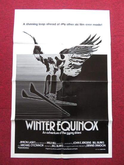 WINTER EQUINOX FOLDED US ONE SHEET POSTER JOHN CLENDENIN BOB SALERNO 1976 Rendezvous Cinema Movie posters