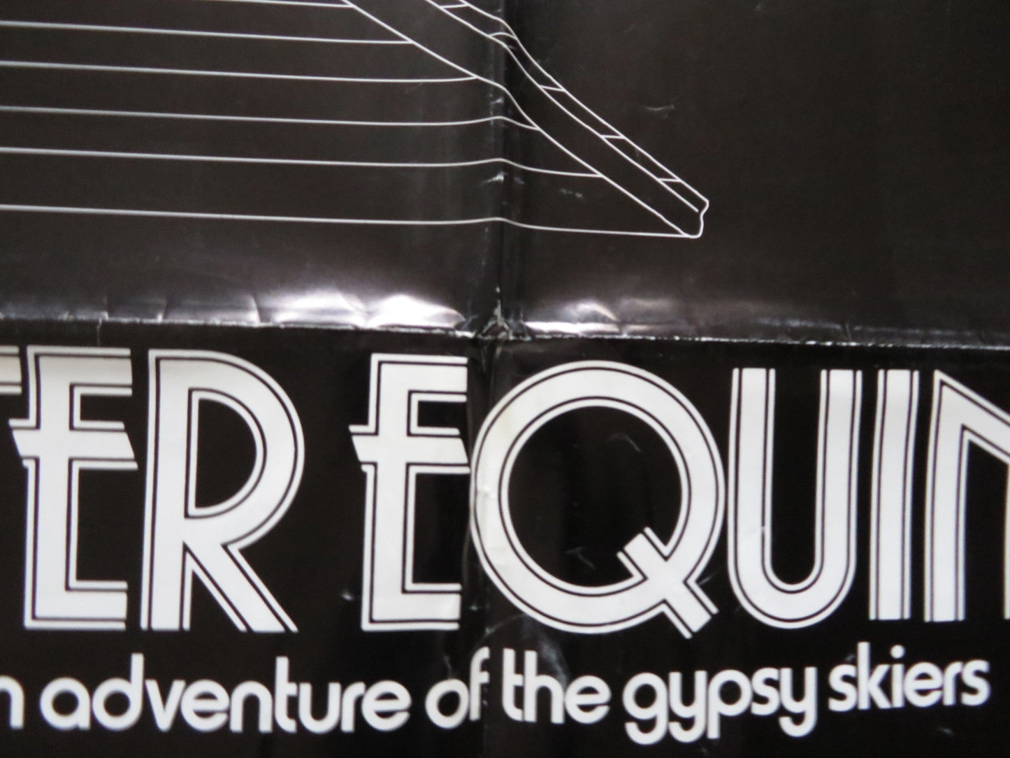 WINTER EQUINOX FOLDED US ONE SHEET POSTER JOHN CLENDENIN BOB SALERNO 1976 Rendezvous Cinema Movie posters