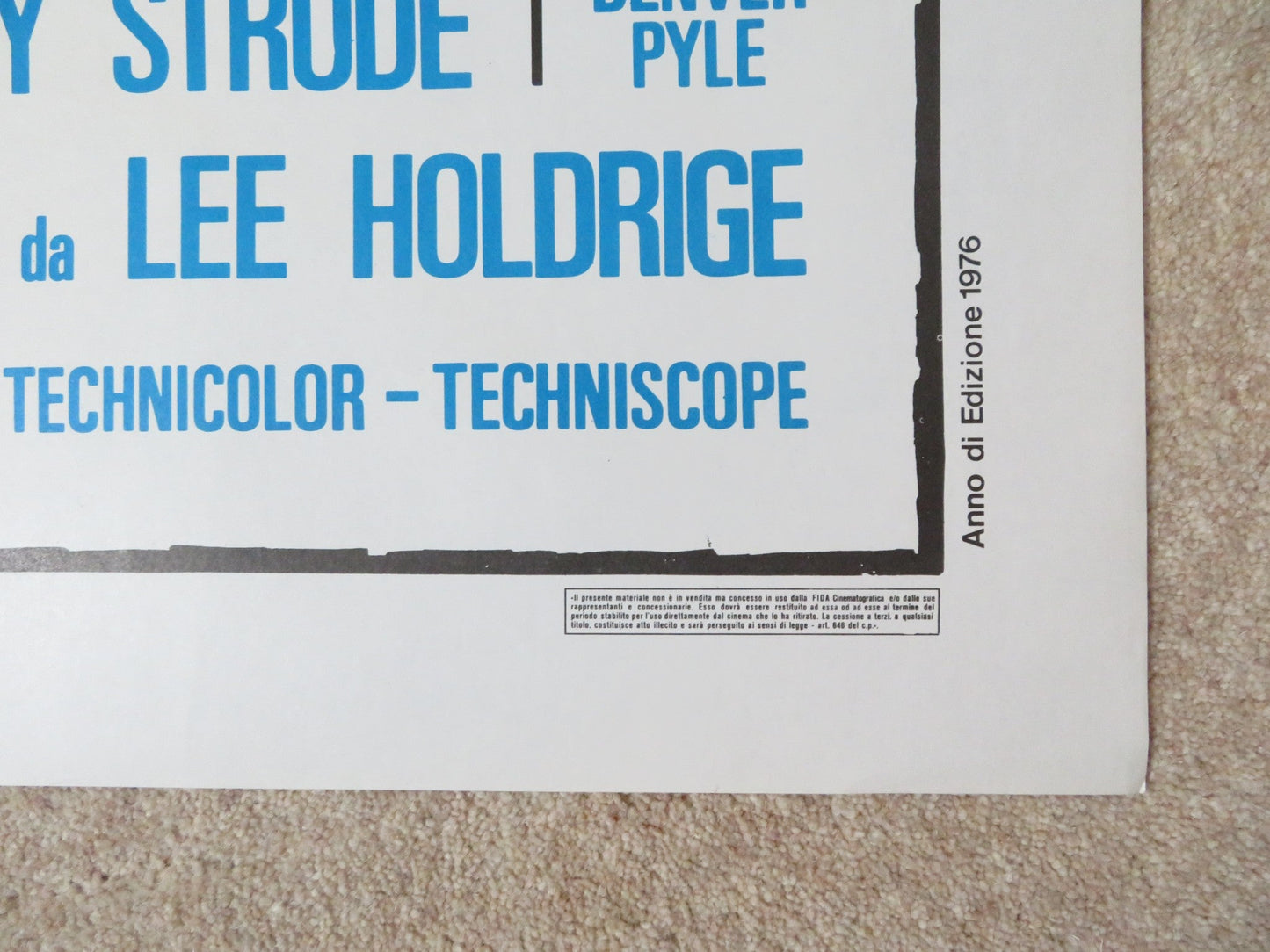 WINTERHAWK ITALIAN 2 FOGLIO POSTER MICHAEL DANTE LEIF ERICKSON 1975 Rendezvous Cinema Movie posters