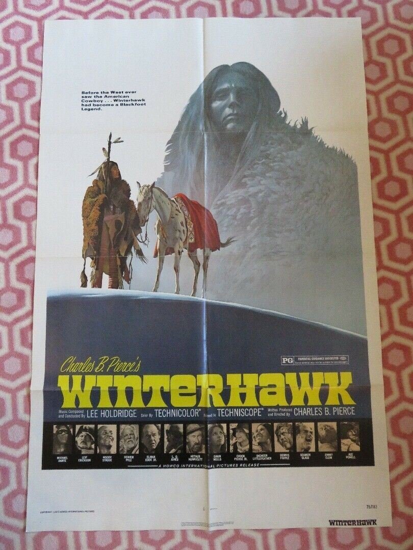 WINTERHAWK US ONE SHEET POSTER MICHAEL DANTE LEIF ERICKSON 1975 Movie posters