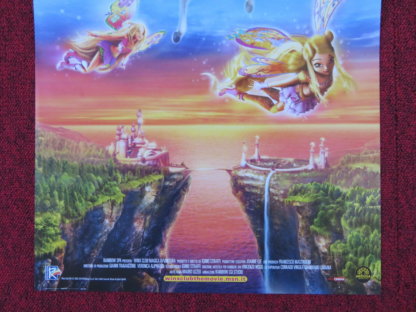 WINX CLUB 3D: MAGICAL ADVENTURE ITALIAN LOCANDINA POSTER PERLA LIBERATORI 2010 Rendezvous Cinema Movie posters