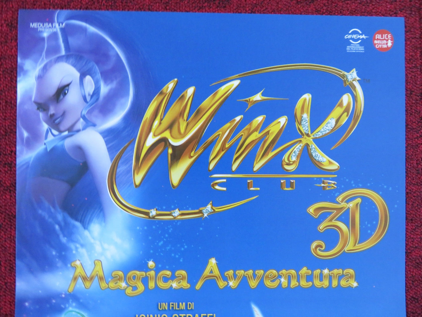 WINX CLUB 3D: MAGICAL ADVENTURE ITALIAN LOCANDINA POSTER PERLA LIBERATORI 2010 Rendezvous Cinema Movie posters