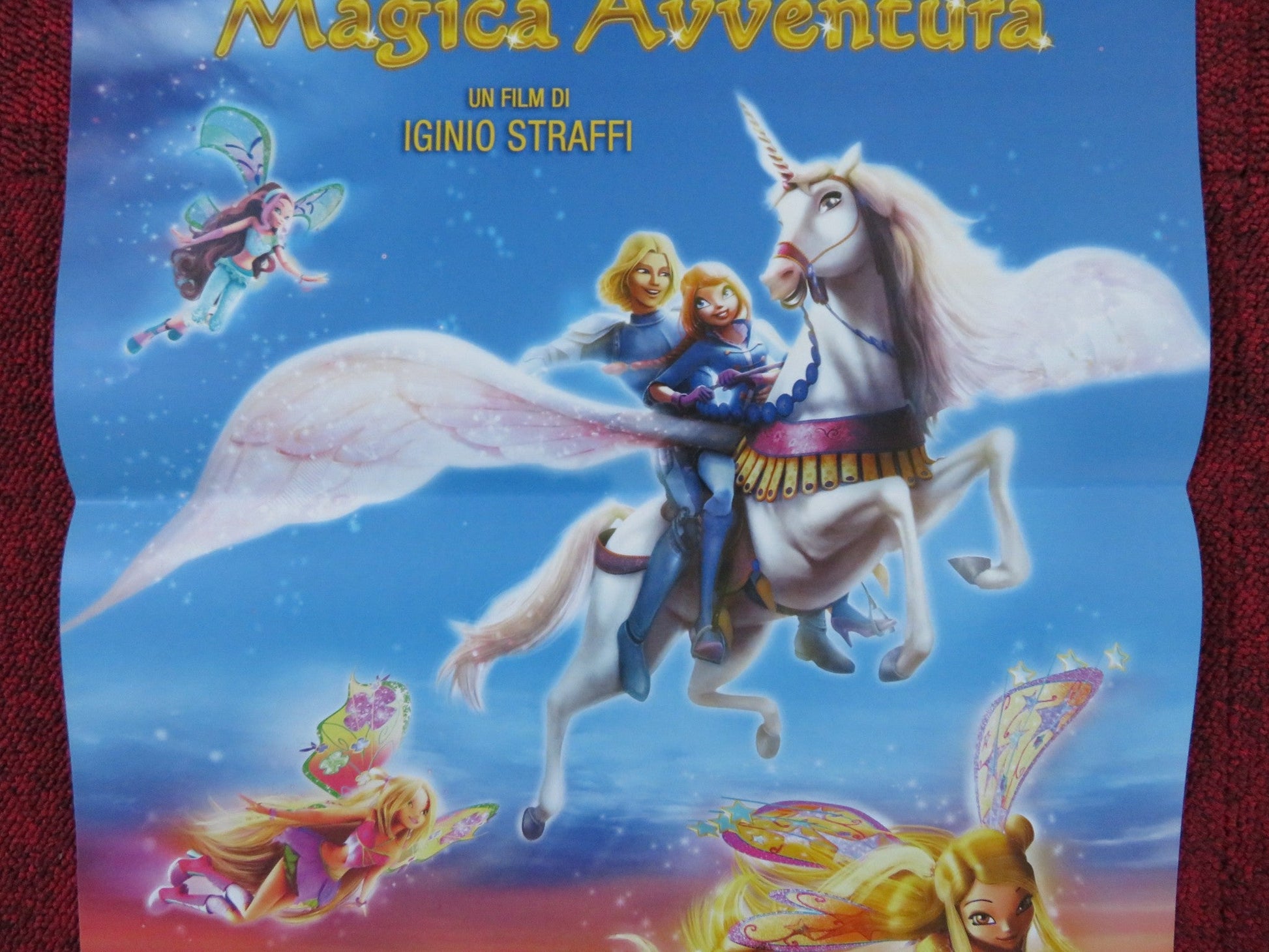 WINX CLUB 3D: MAGICAL ADVENTURE ITALIAN LOCANDINA POSTER PERLA LIBERATORI 2010 Rendezvous Cinema Movie posters