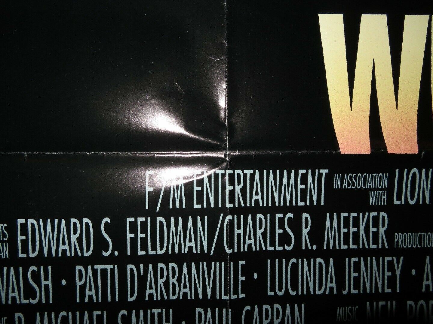 WIRED US ONE SHEET POSTER MICHAEL CHIKLIS J.T.WALSH 1989 Movie posters