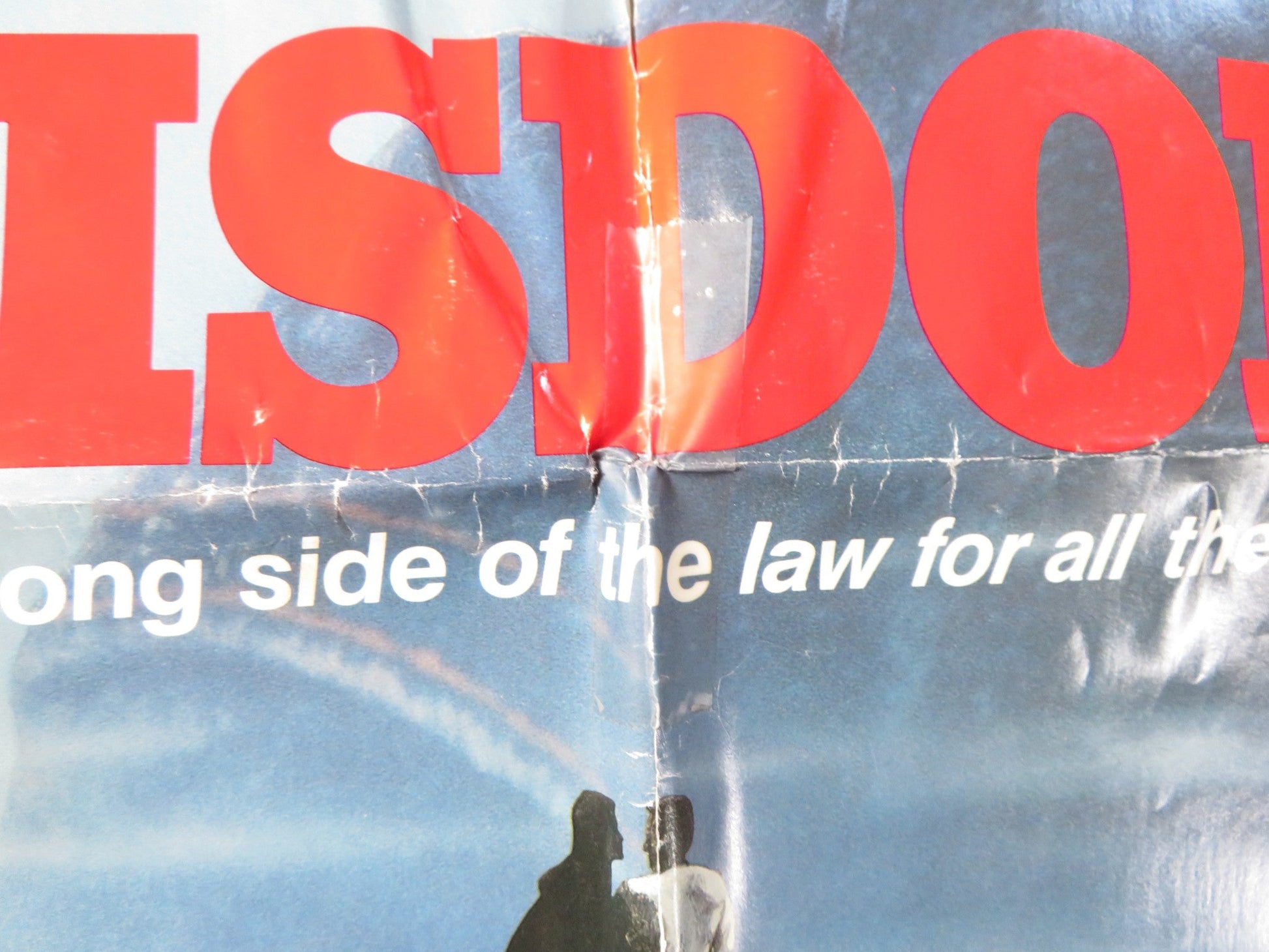 WISDOM FOLDED US ONE SHEET POSTER EMILIO ESTEVEZ DEMI MOORE 1986 Rendezvous Cinema Movie posters