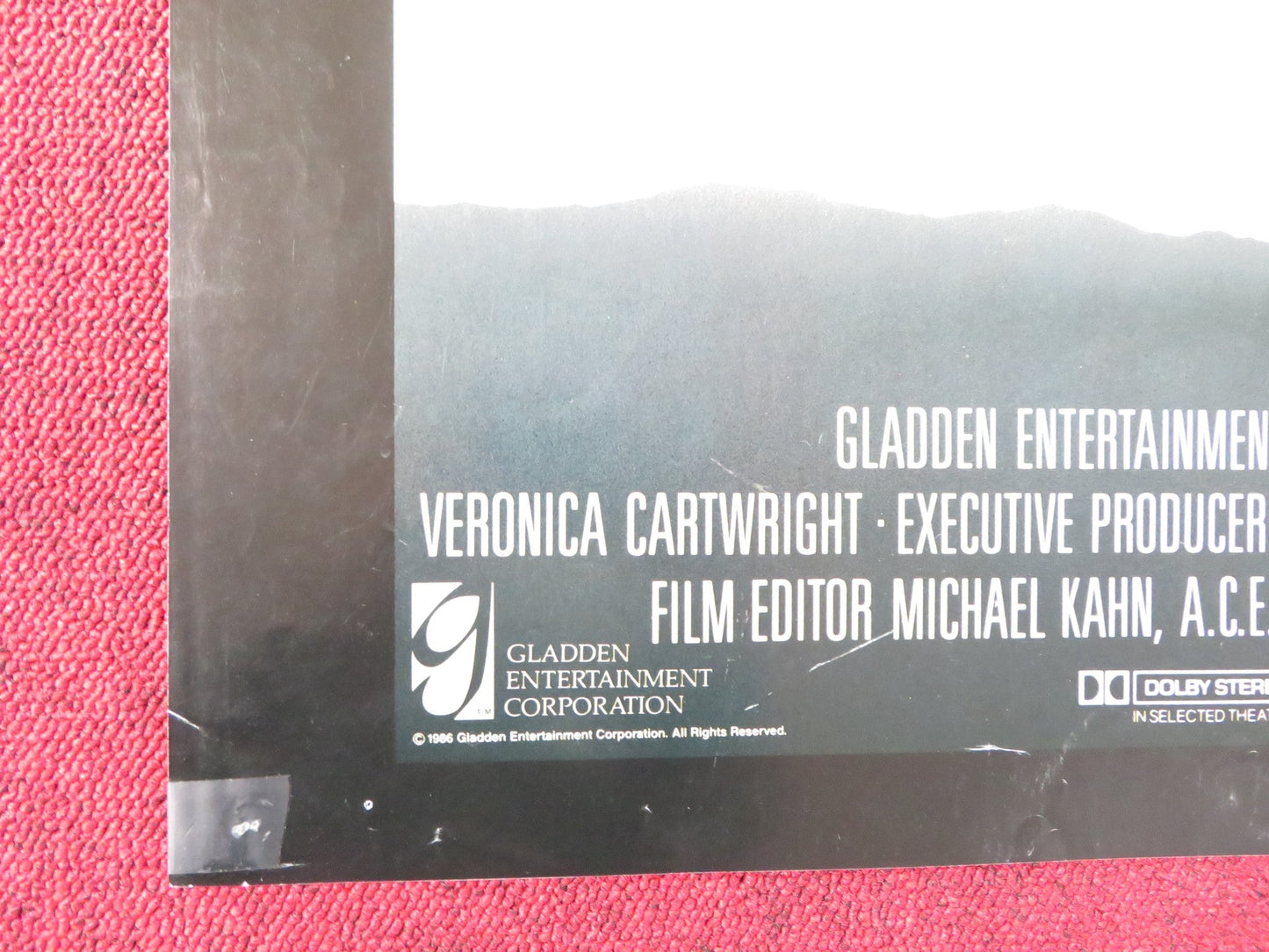 WISDOM FOLDED US ONE SHEET POSTER EMILIO ESTEVEZ DEMI MOORE 1986 Rendezvous Cinema Movie posters