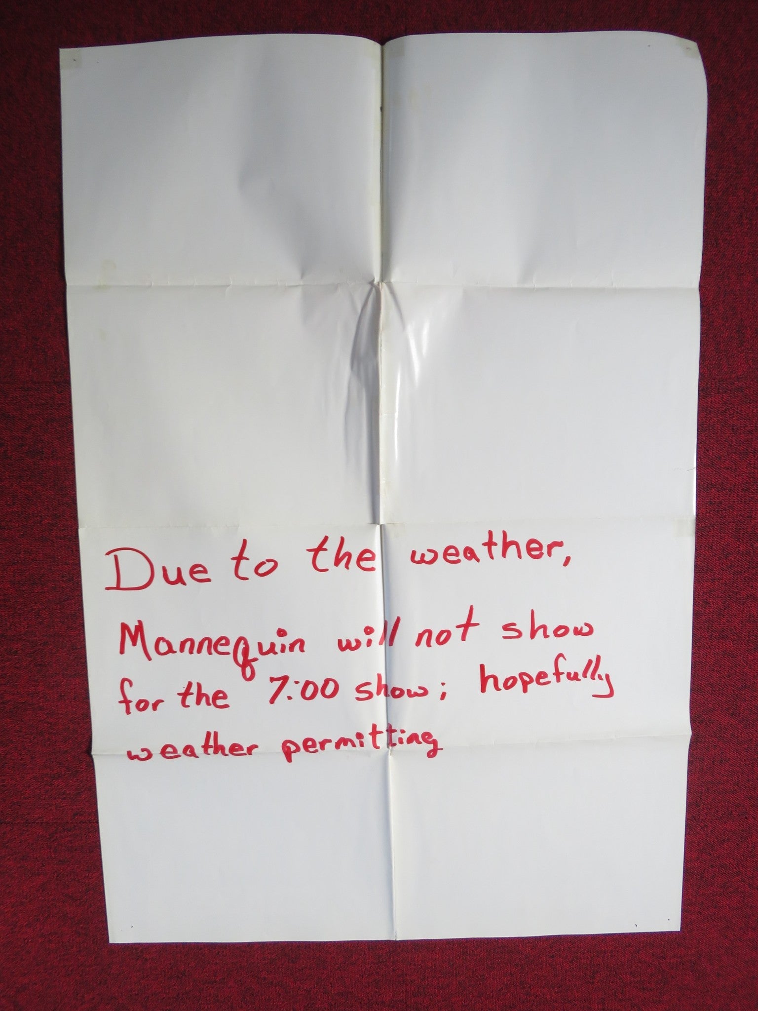 WISDOM FOLDED US ONE SHEET POSTER EMILIO ESTEVEZ DEMI MOORE 1986 Rendezvous Cinema Movie posters