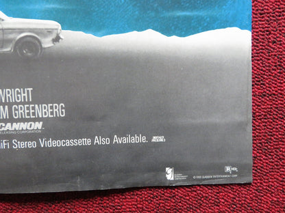 WISDOM FOLDED US VHS ONE SHEET POSTER EMILIO ESTEVEZ DEMI MOORE 1986 Rendezvous Cinema Movie posters