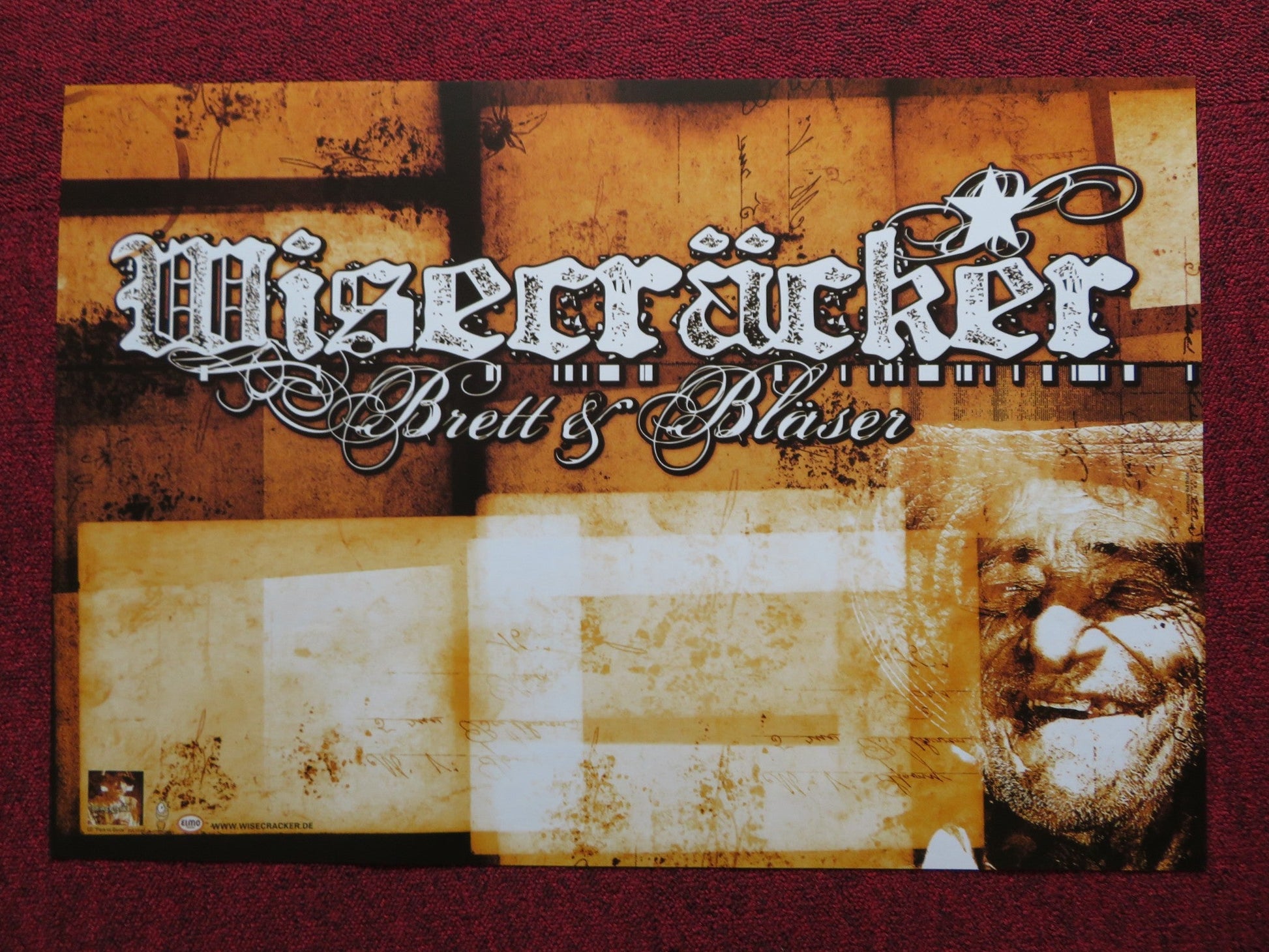 WISECRACKER GERMAN MUSIC PROMO POSTER ALBUM POSTER 2003 Rendezvous Cinema Movie posters