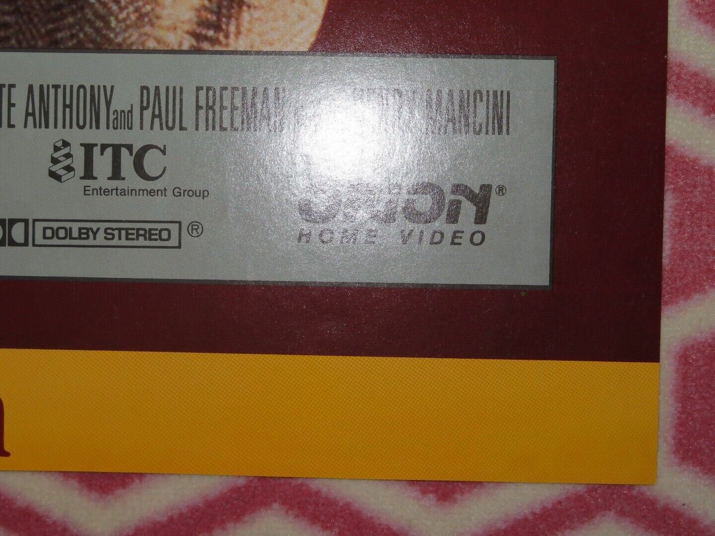 WITHOUT A CLUE VIDEO VHS POSTER FOLDED MICHAEL CAINE BEN KINGSLEY 1988 Movie posters