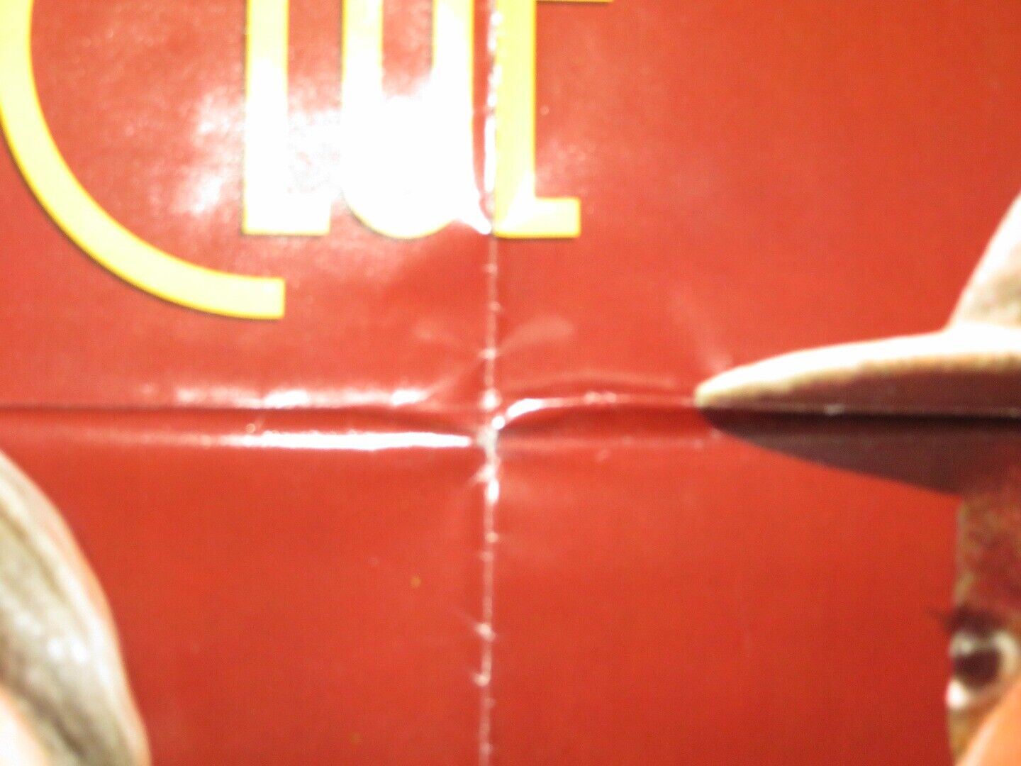 WITHOUT A CLUE VIDEO VHS POSTER FOLDED MICHAEL CAINE BEN KINGSLEY 1988 Movie posters