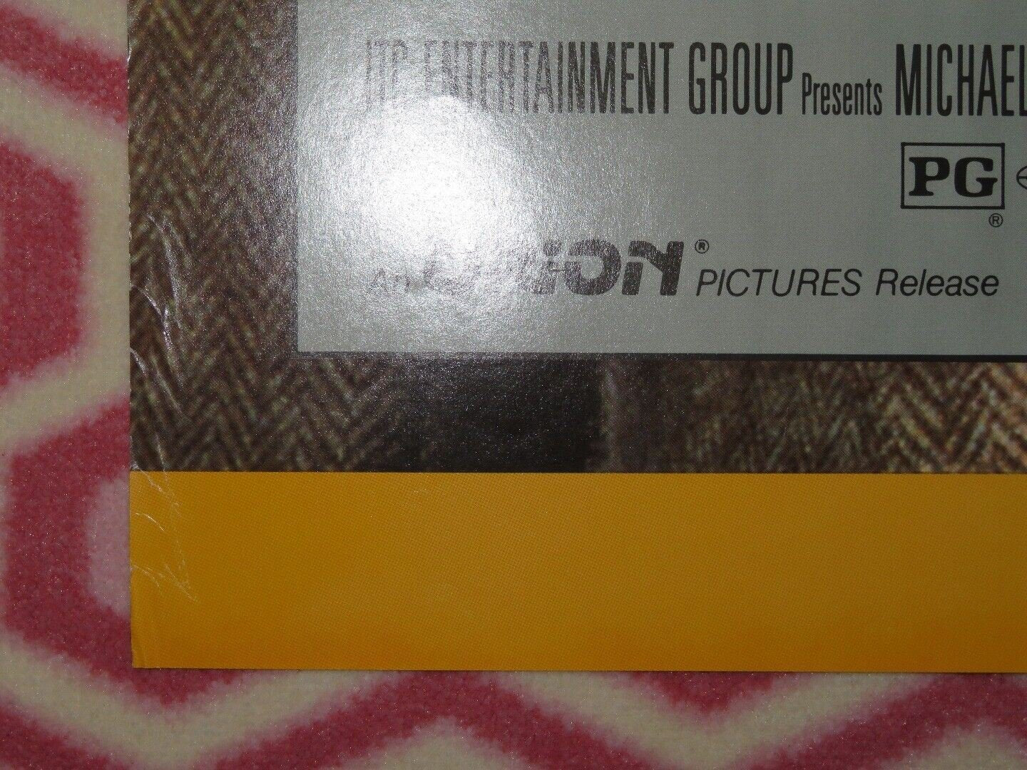 WITHOUT A CLUE VIDEO VHS POSTER FOLDED MICHAEL CAINE BEN KINGSLEY 1988 Movie posters