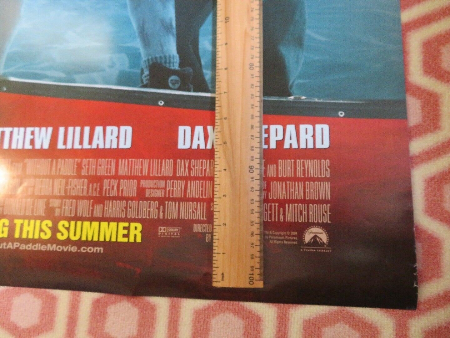 WITHOUT A PADDLE US ROLLED POSTER SETH GREEN MATTHEW LILLARD DAX SHEPARD 2004 Movie posters