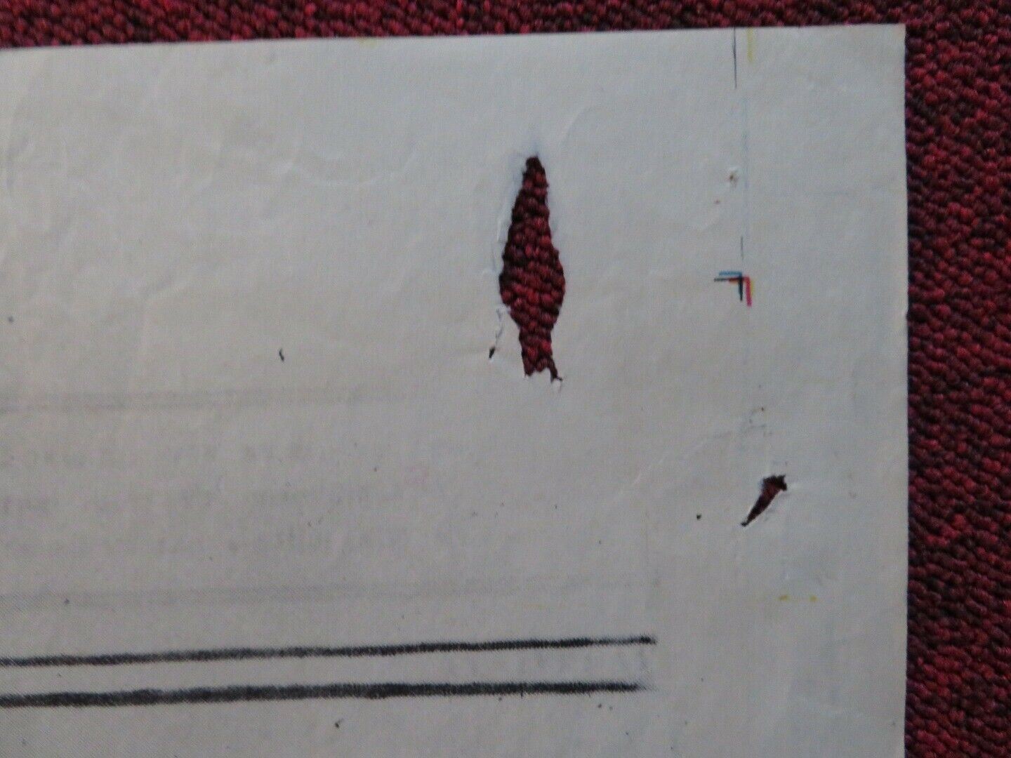 WITHOUT WARNING FOLDED US ONE SHEET POSTER ADAM WILLIAMS MEG RANDALL 1952 Movie posters