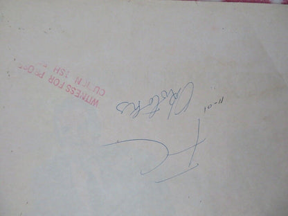 WITNESS FOR THE PROSECUTION FOLDED US ONE SHEET POSTER TYRONE POWER 1957 - Rendezvous Cinema