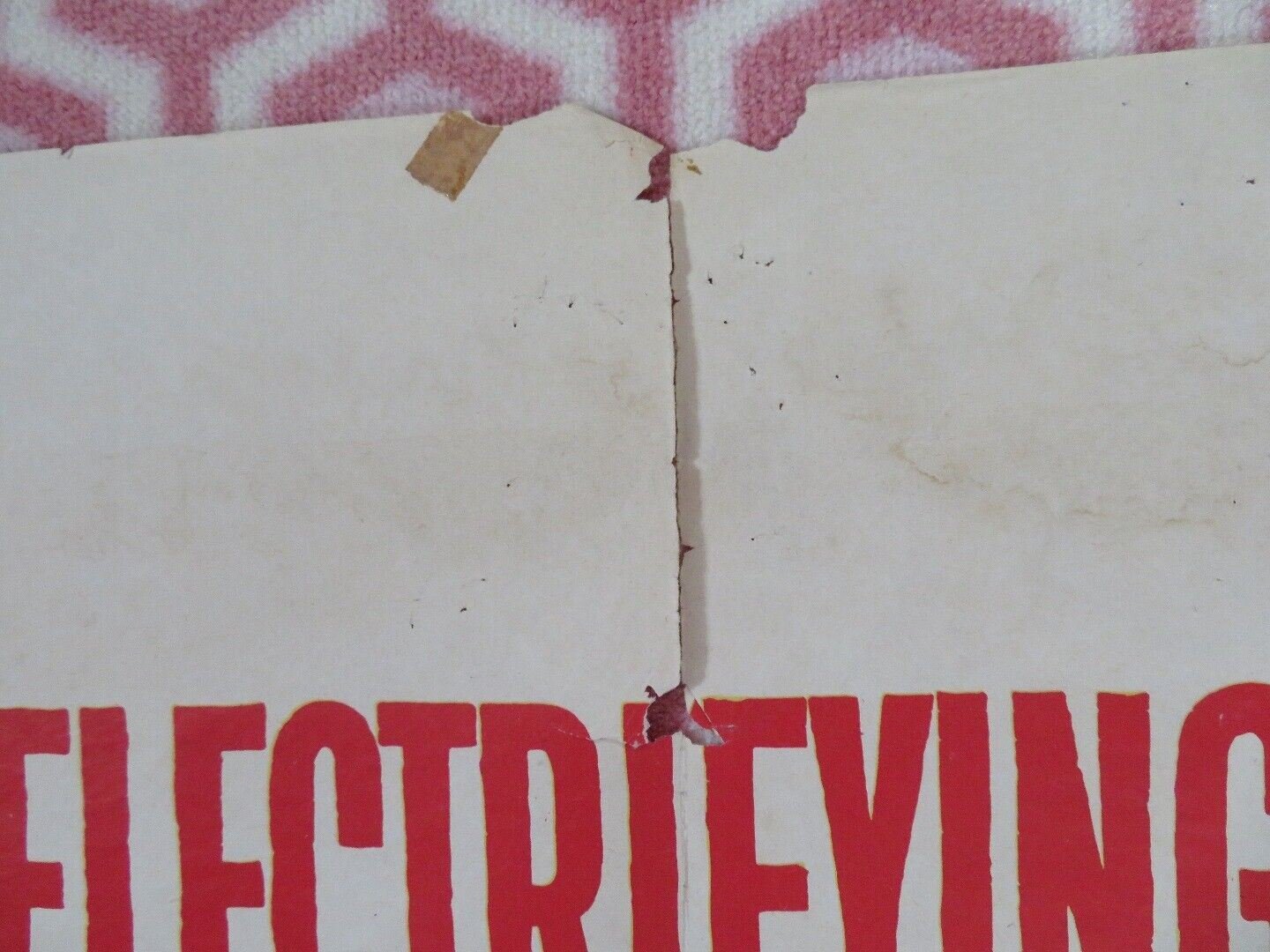 WITNESS FOR THE PROSECUTION FOLDED US ONE SHEET POSTER TYRONE POWER 1957 - Rendezvous Cinema