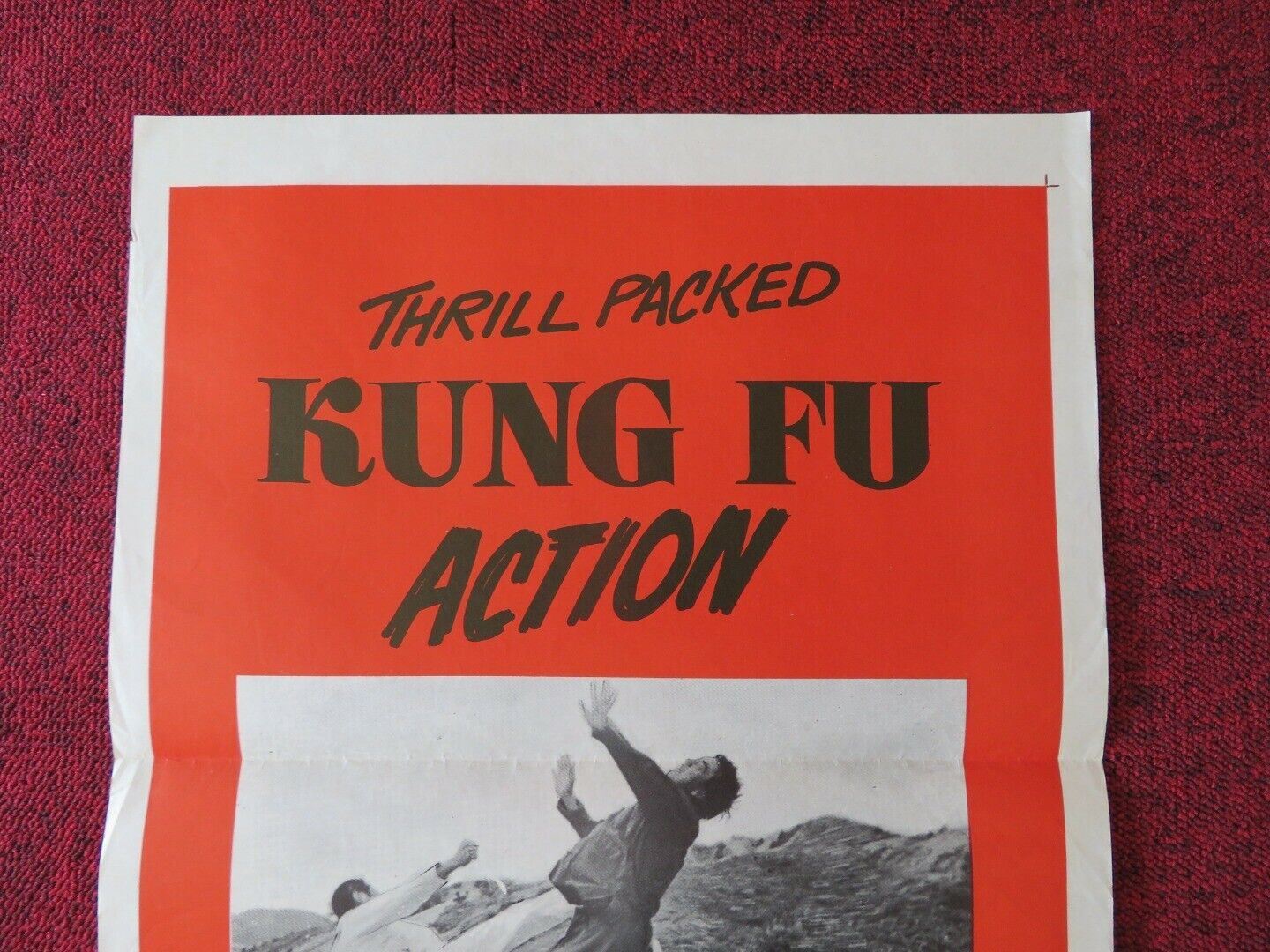 WITS TO WITS FOLDED AUSTRALIAN DAYBILL POSTER HENRY YU YANG 1974 Movie posters