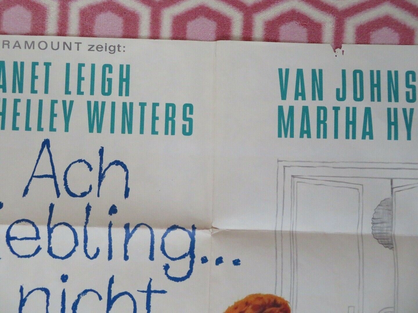 WIVES AND LOVERS GERMAN A1 (33"x 23") POSTER JANET LEIGH SHELLEY WINTERS 1963 Movie posters