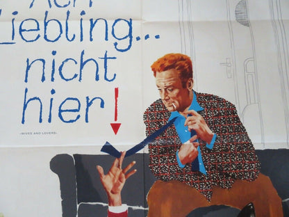 WIVES AND LOVERS GERMAN A1 (33"x 23") POSTER JANET LEIGH SHELLEY WINTERS 1963 Movie posters