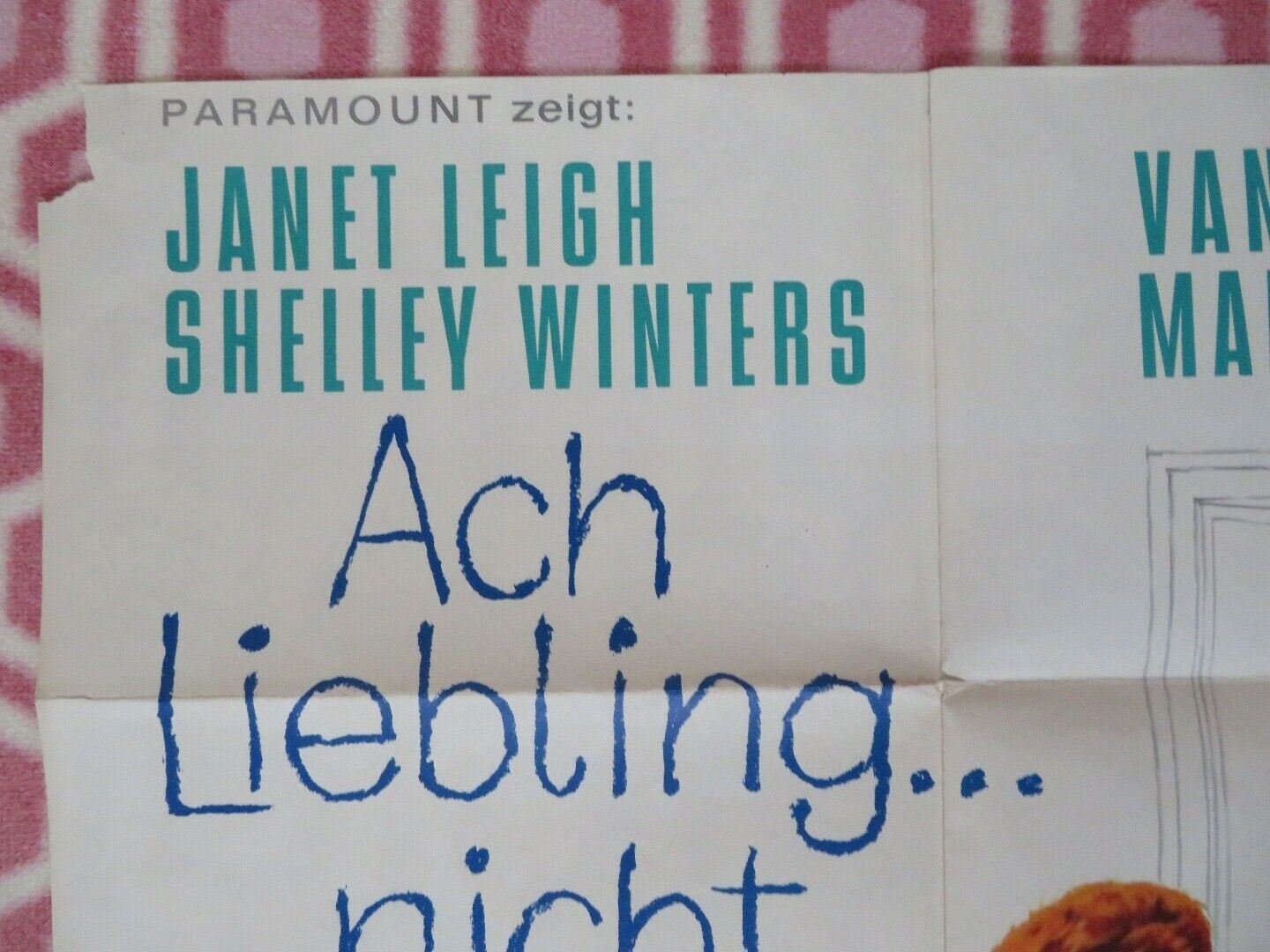 WIVES AND LOVERS GERMAN A1 (33"x 23") POSTER JANET LEIGH SHELLEY WINTERS 1963 Movie posters