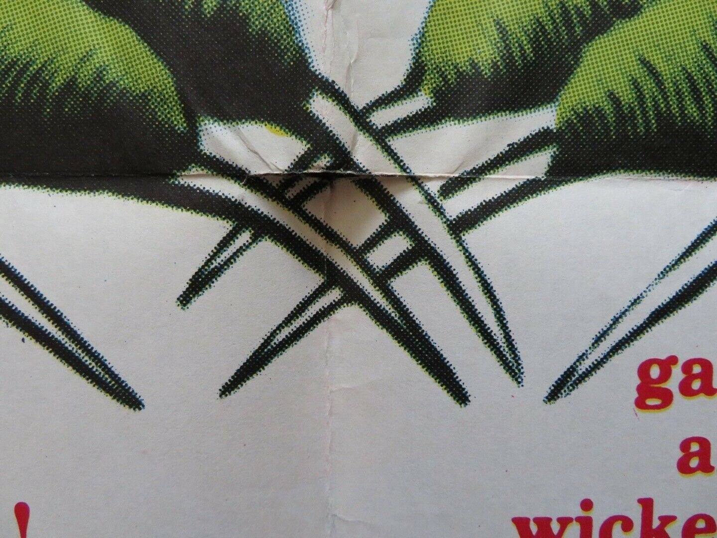 WIZARD OF BAGHDAD FOLDED US ONE SHEET POSTER DICK SHAWN DIANE BAKER 1960 Movie posters