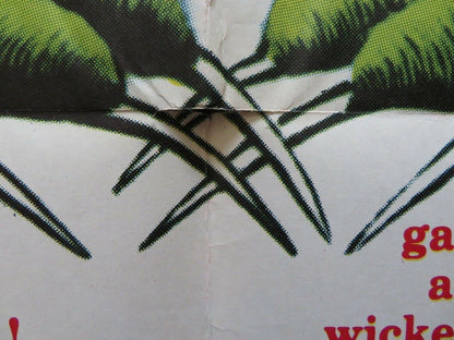 WIZARD OF BAGHDAD FOLDED US ONE SHEET POSTER DICK SHAWN DIANE BAKER 1960 Movie posters