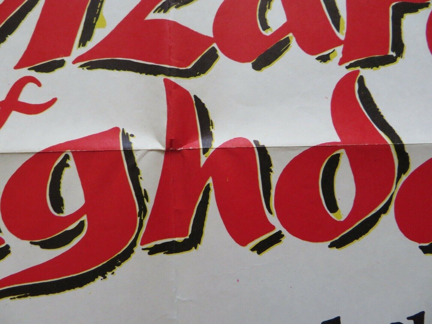 WIZARD OF BAGHDAD FOLDED US ONE SHEET POSTER DICK SHAWN DIANE BAKER 1960 Movie posters