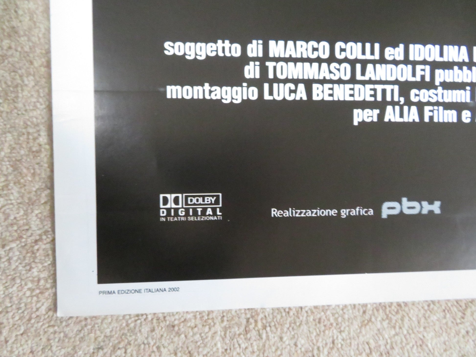 WLA SCIMMIA ITALIAN 2 FOGLIO POSTER GIULIANA DE SIO LUNETTA SAVINO 2002 Rendezvous Cinema Movie posters