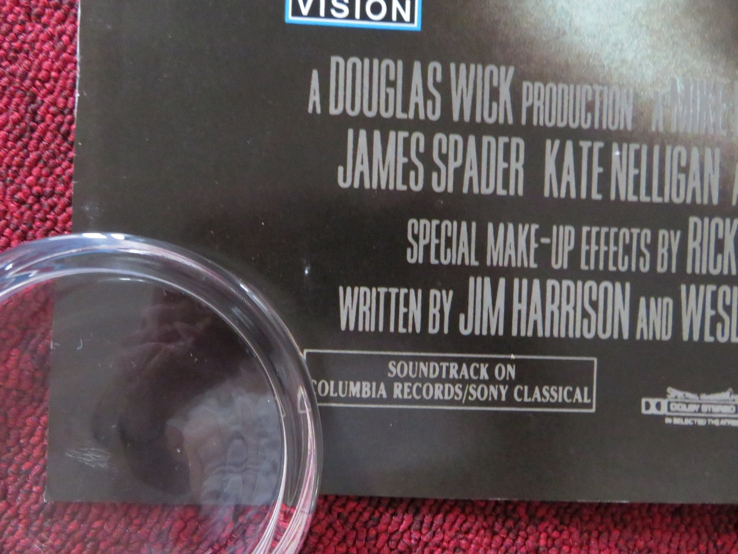 WOLF - 2 SIDED VHS VIDEO POSTER JACK NICHOLSON PFEIFFER 1994 Rendezvous Cinema Movie posters