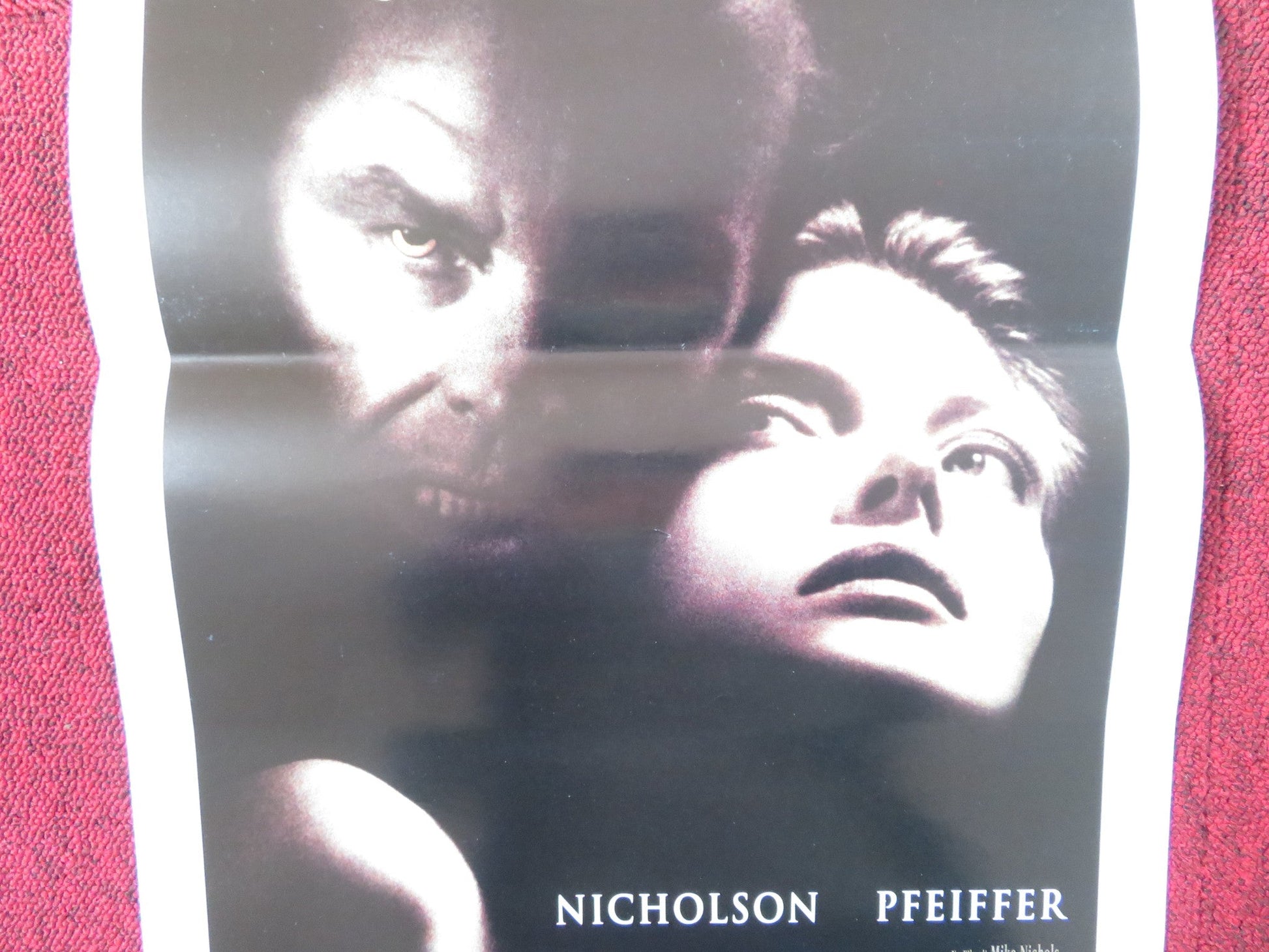WOLF ITALIAN LOCANDINA POSTER JACK NICHOLSON MICHELLE PFEIFFER 1994 Rendezvous Cinema Movie posters