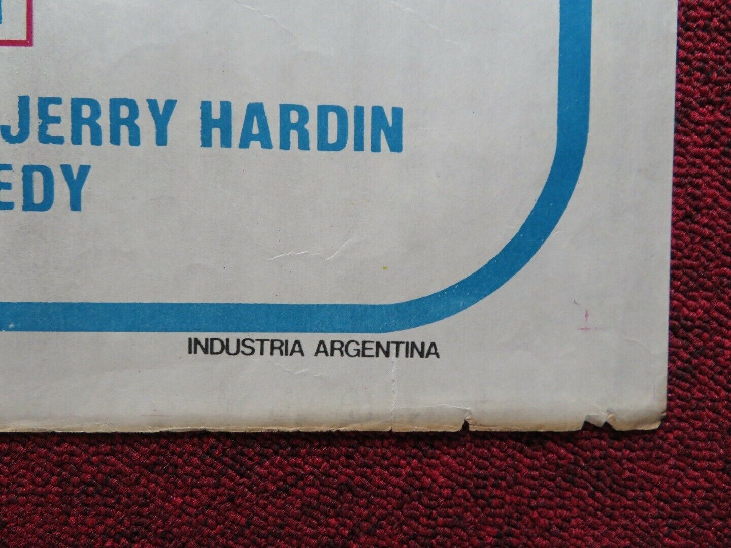 WOLF LAKE FOLDED ARGENTINA POSTER ROD STEIGER DAVID HUFFMAN 1980 - Rendezvous Cinema