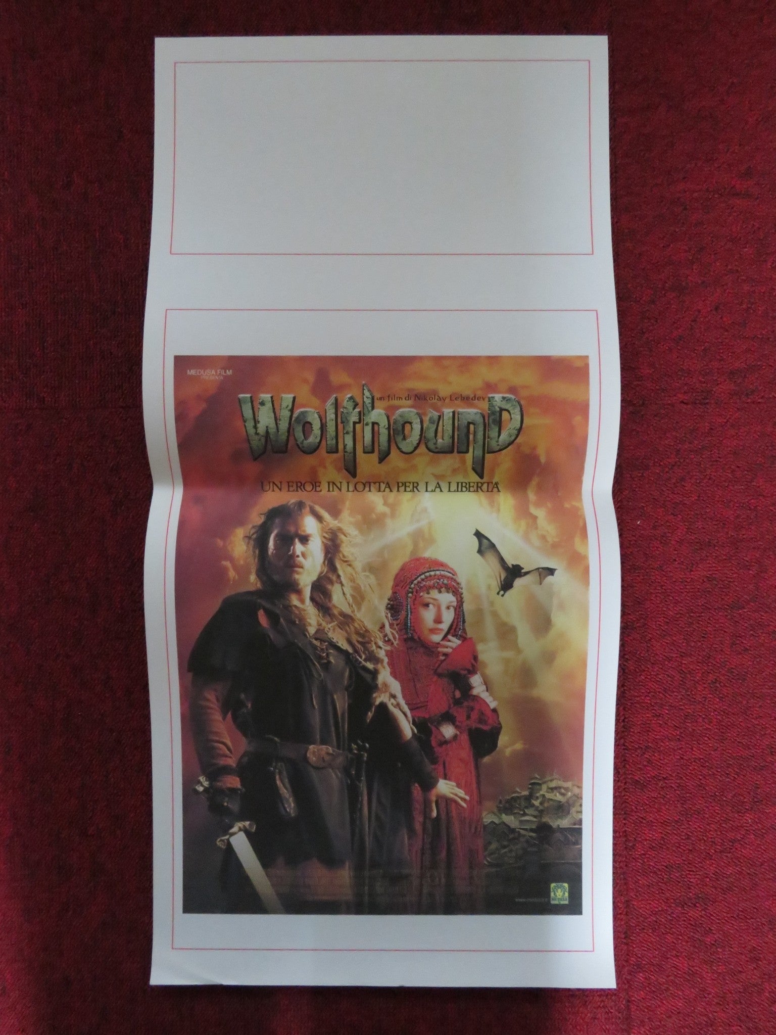 WOLFHOUND ITALIAN LOCANDINA POSTER ALEKSANDR BUKHAROV OKSANA AKINSHINA 2006 Rendezvous Cinema Movie posters