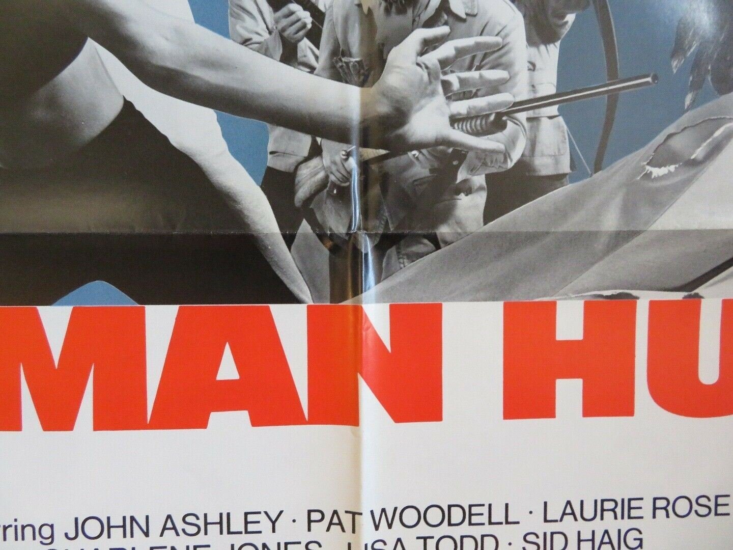 WOMAN HUNT US ONE SHEET POSTER SID HAIG JOHN ASHLEY PAT WOODELL 1972 Movie posters