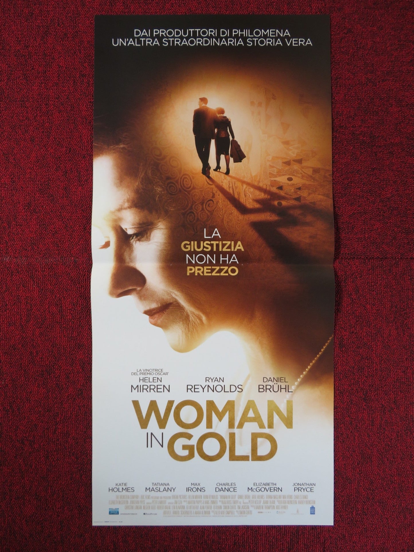 WOMAN IN GOLD ITALIAN LOCANDINA POSTER HELEN MIRREN RYAN REYNOLDS 2015 Rendezvous Cinema Movie posters