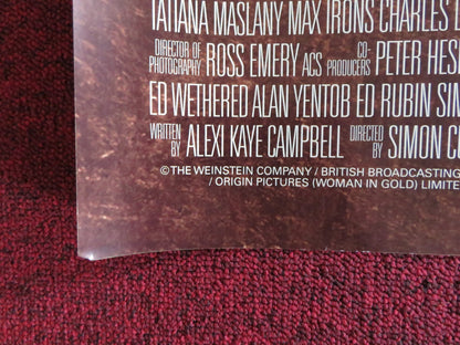 WOMAN IN GOLD UK QUAD (30"x 40") ROLLED POSTER HELEN MIRREN RYAN REYNOLDS 2015 Rendezvous Cinema Movie posters