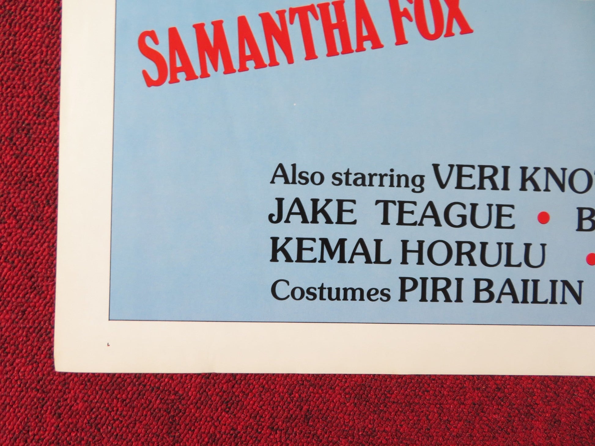 WOMAN IN LOVE: A STORY OF MADAME BO.. US TRI FOLDED ONE SHEET ROLLED POSTER 1978 Rendezvous Cinema Movie posters