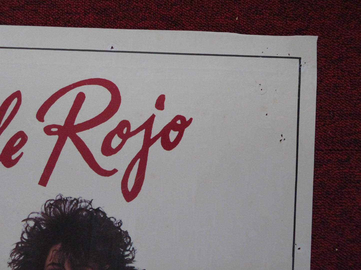 WOMAN IN RED FOLDED SPANISH POSTER GENE WILDER KELLY LE BROCK 1984 Rendezvous Cinema Movie posters