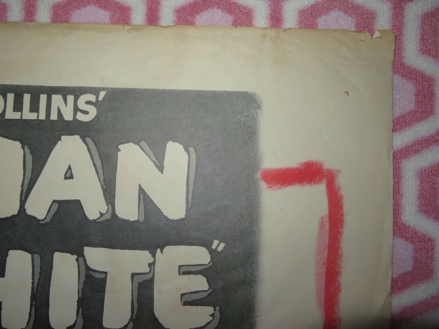 WOMAN IN WHITE FOLDED US ONE SHEET POSTER ELEANOR PAKER ALEXIS SMITH 1948 - Rendezvous Cinema