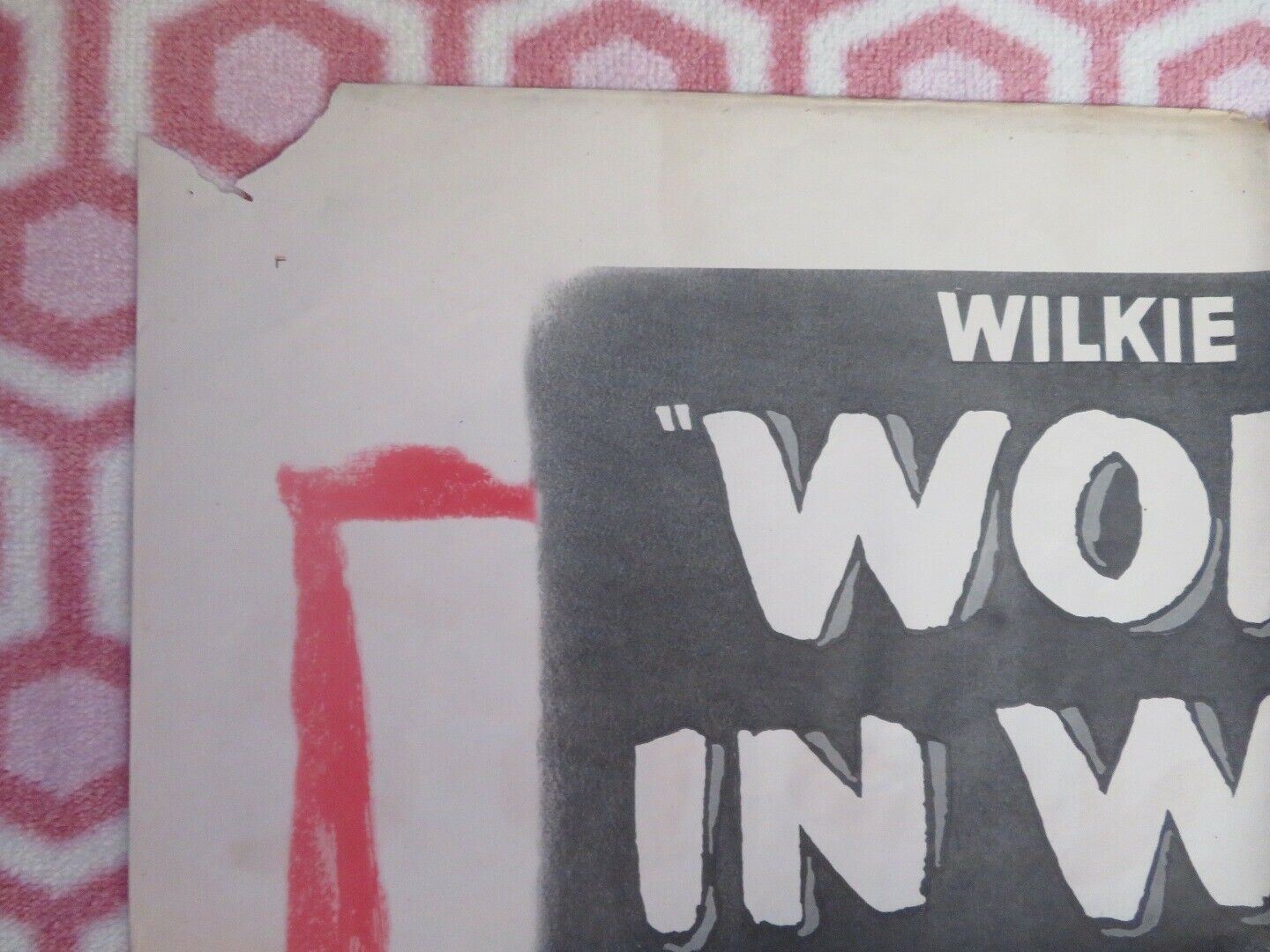 WOMAN IN WHITE FOLDED US ONE SHEET POSTER ELEANOR PAKER ALEXIS SMITH 1948 - Rendezvous Cinema