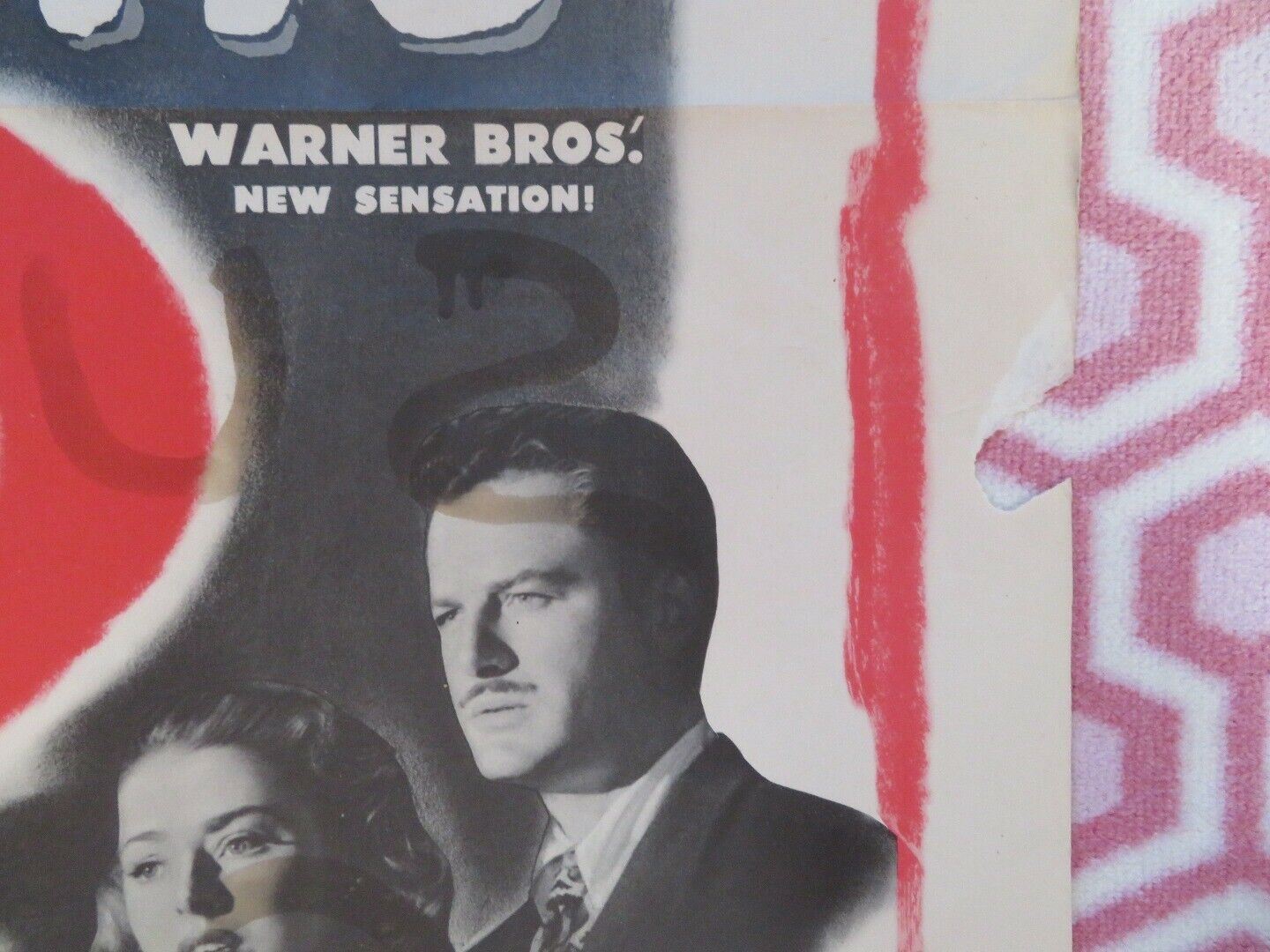 WOMAN IN WHITE FOLDED US ONE SHEET POSTER ELEANOR PAKER ALEXIS SMITH 1948 - Rendezvous Cinema