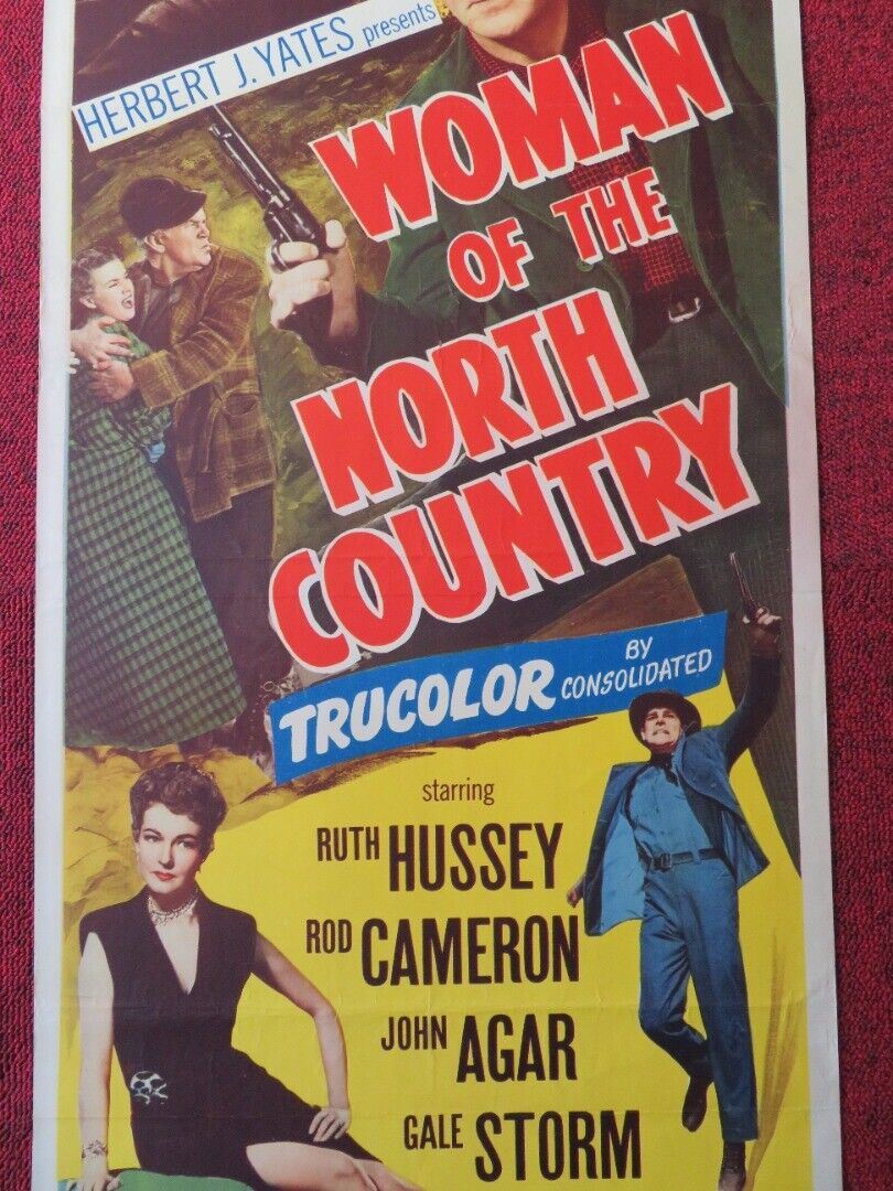 WOMAN OF THE NORTH COUNTRY US INSERT (14"x 36") POSTER RUTH HUSSEY 1952 Movie posters
